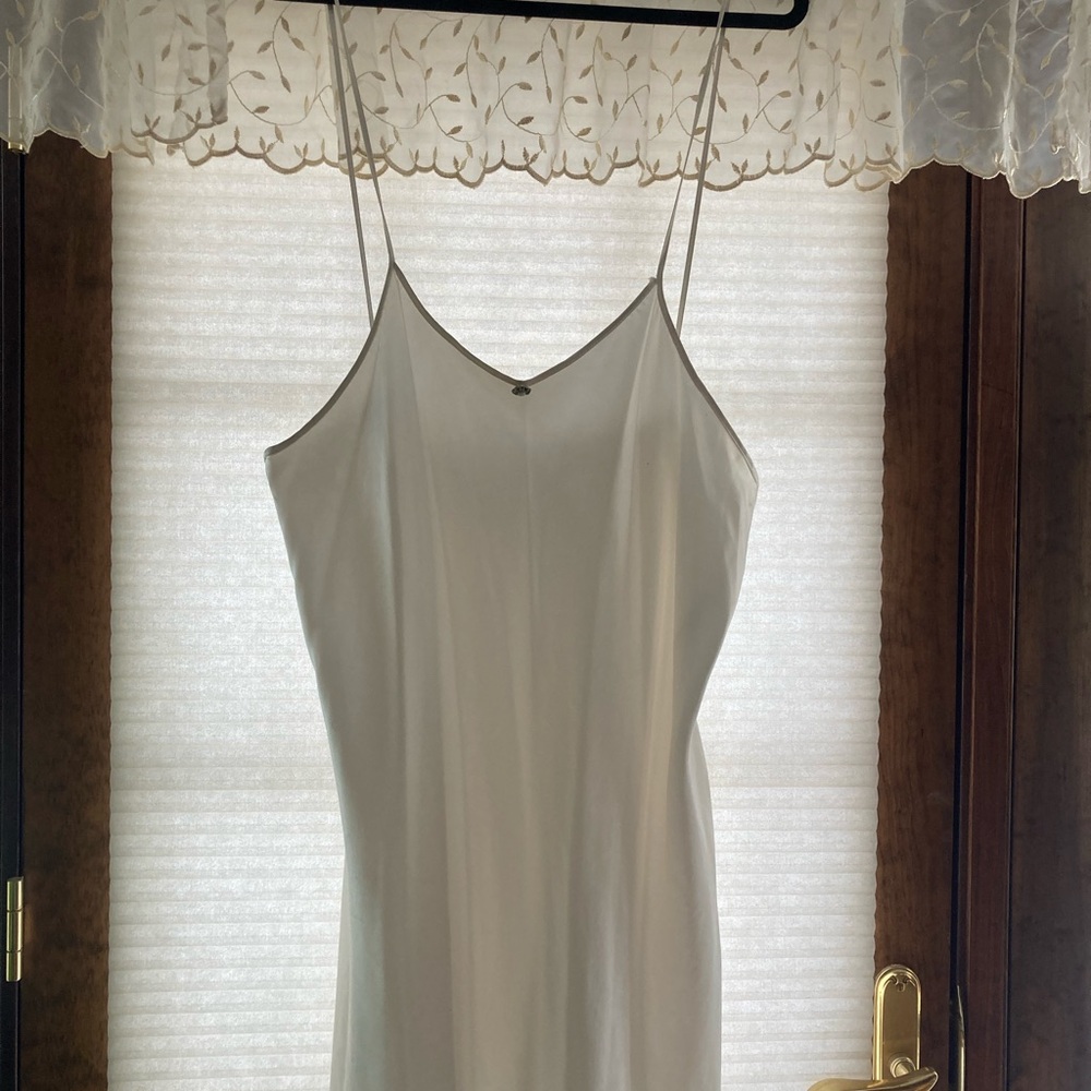 Elegant White Slip Dress